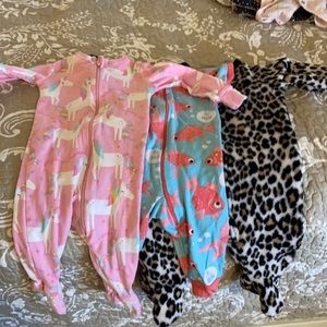 3 girls children’s place onesies